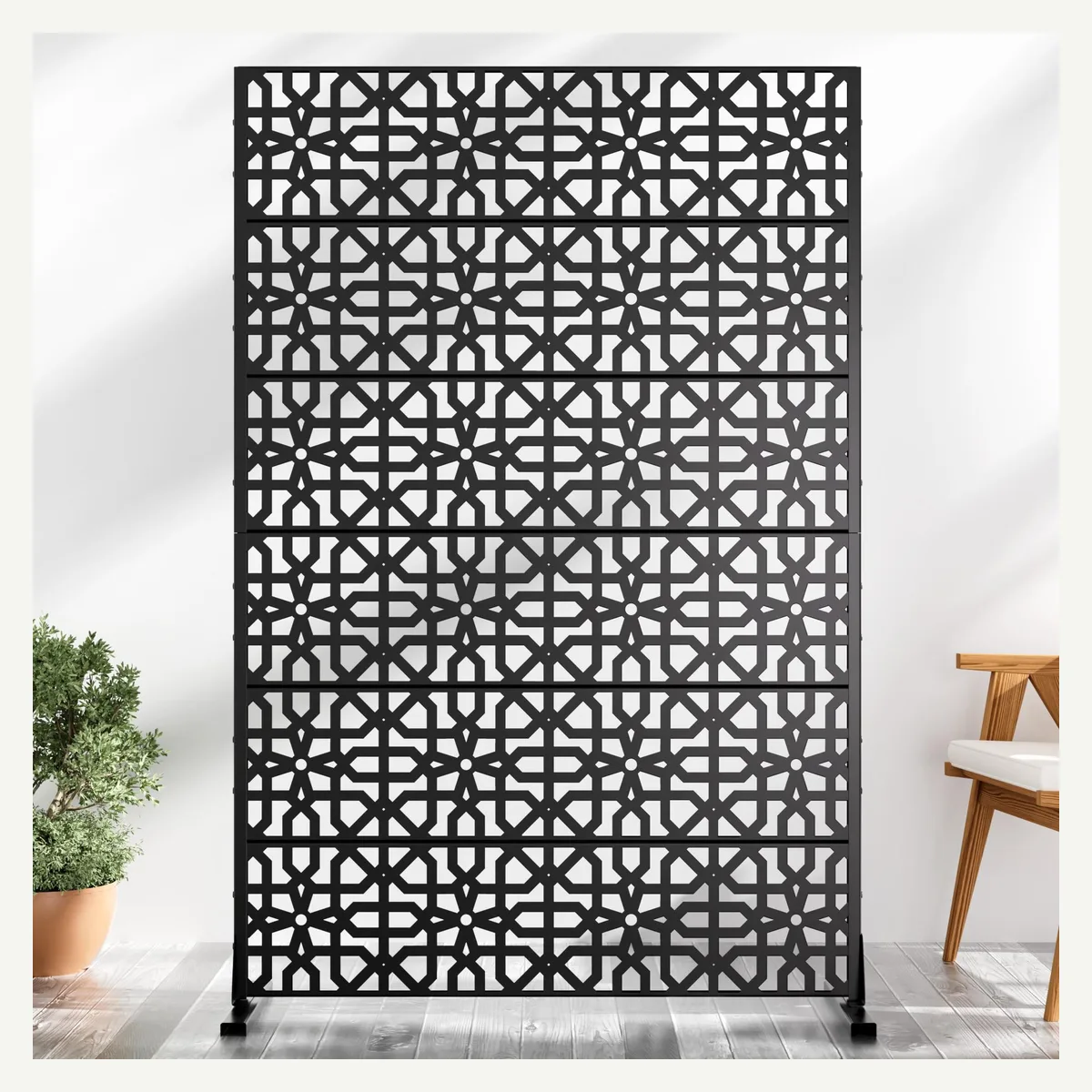 Angular Rosette Outdoor Screen — overview
