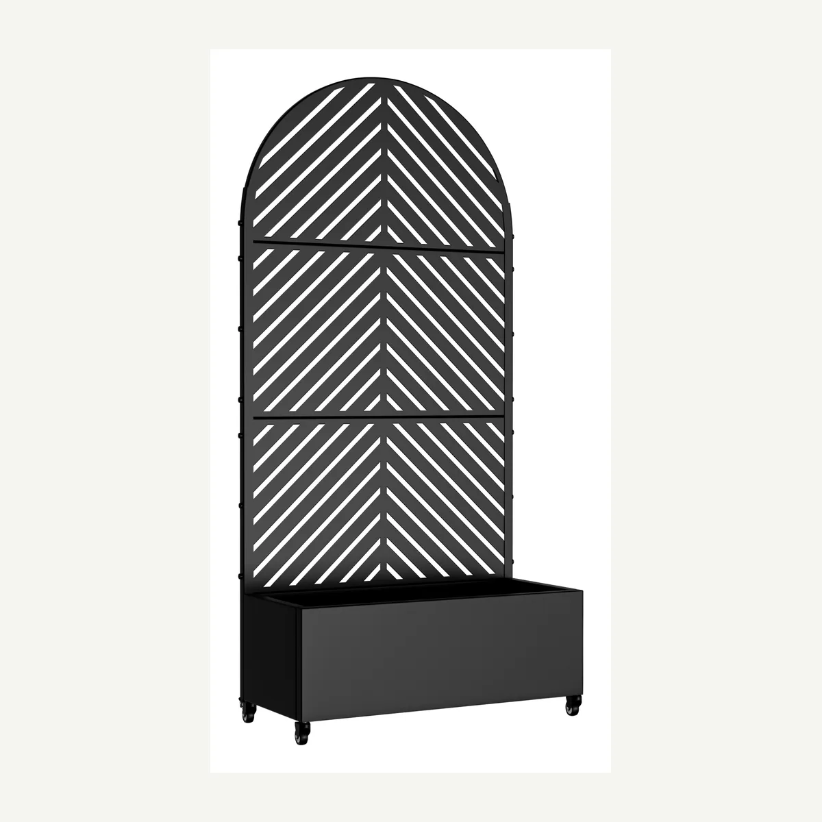Arched Chevron Trellis Planter — additional view 2