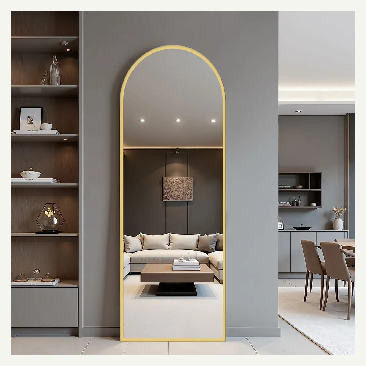 Arched Standing Full-Length Mirror — additional view 2
