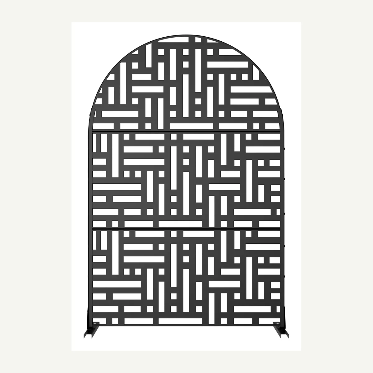 Arched Woven-Grid Screen — overview