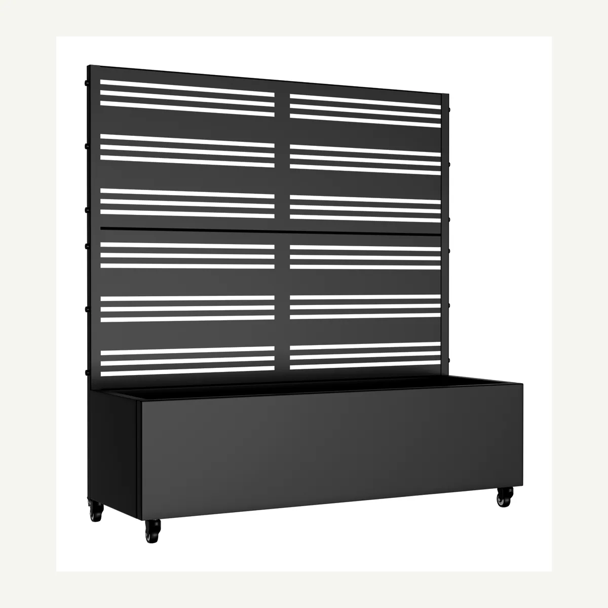 Banded-Slot Trellis Planter — supplied view 3
