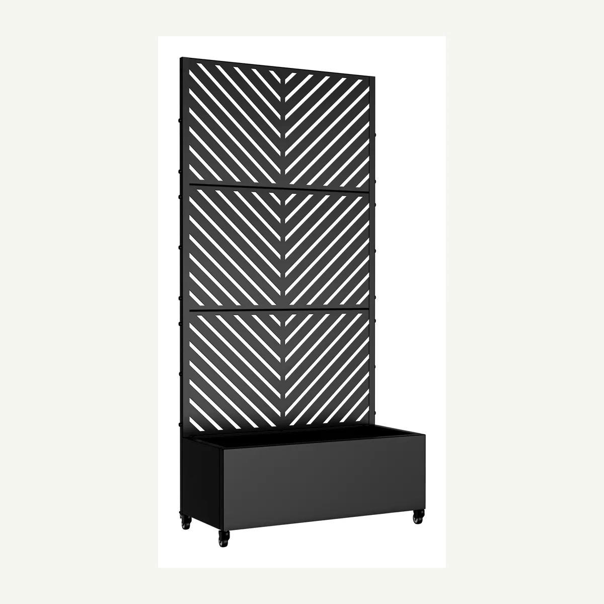 Chevron Trellis Planter — supplied view 2