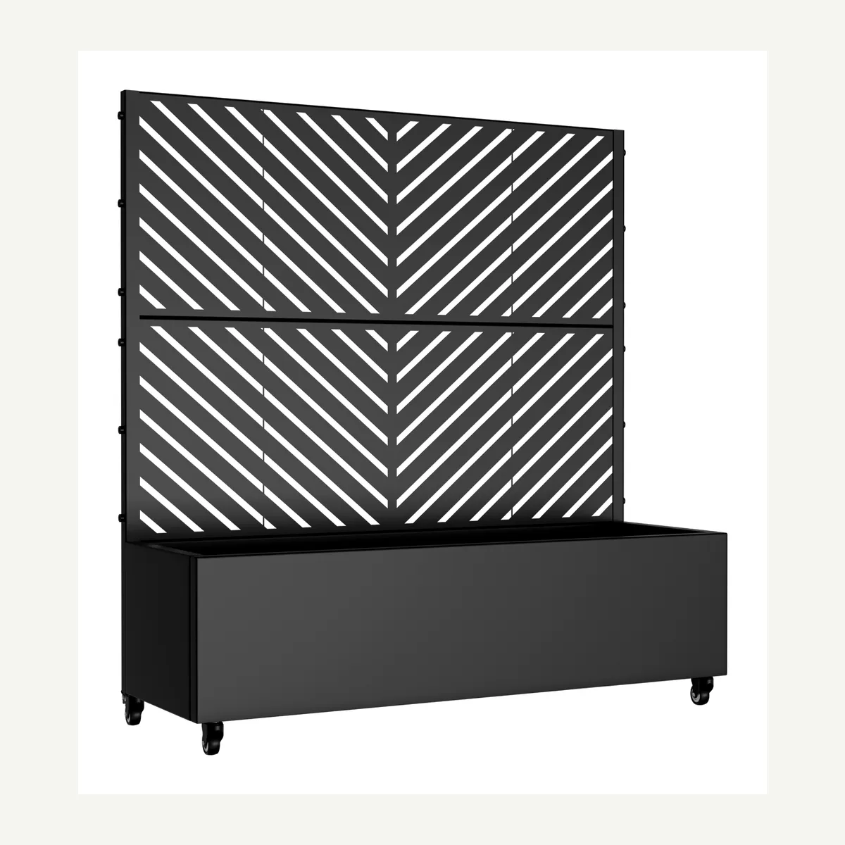 Chevron Trellis Planter — supplied view 3