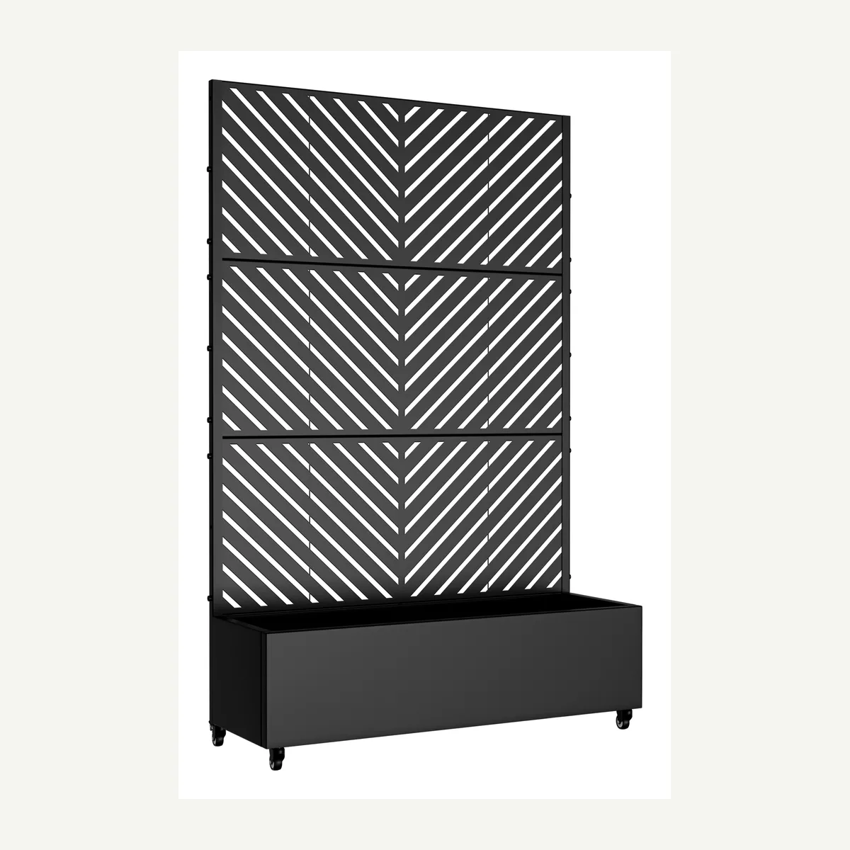 Chevron Trellis Planter — overview