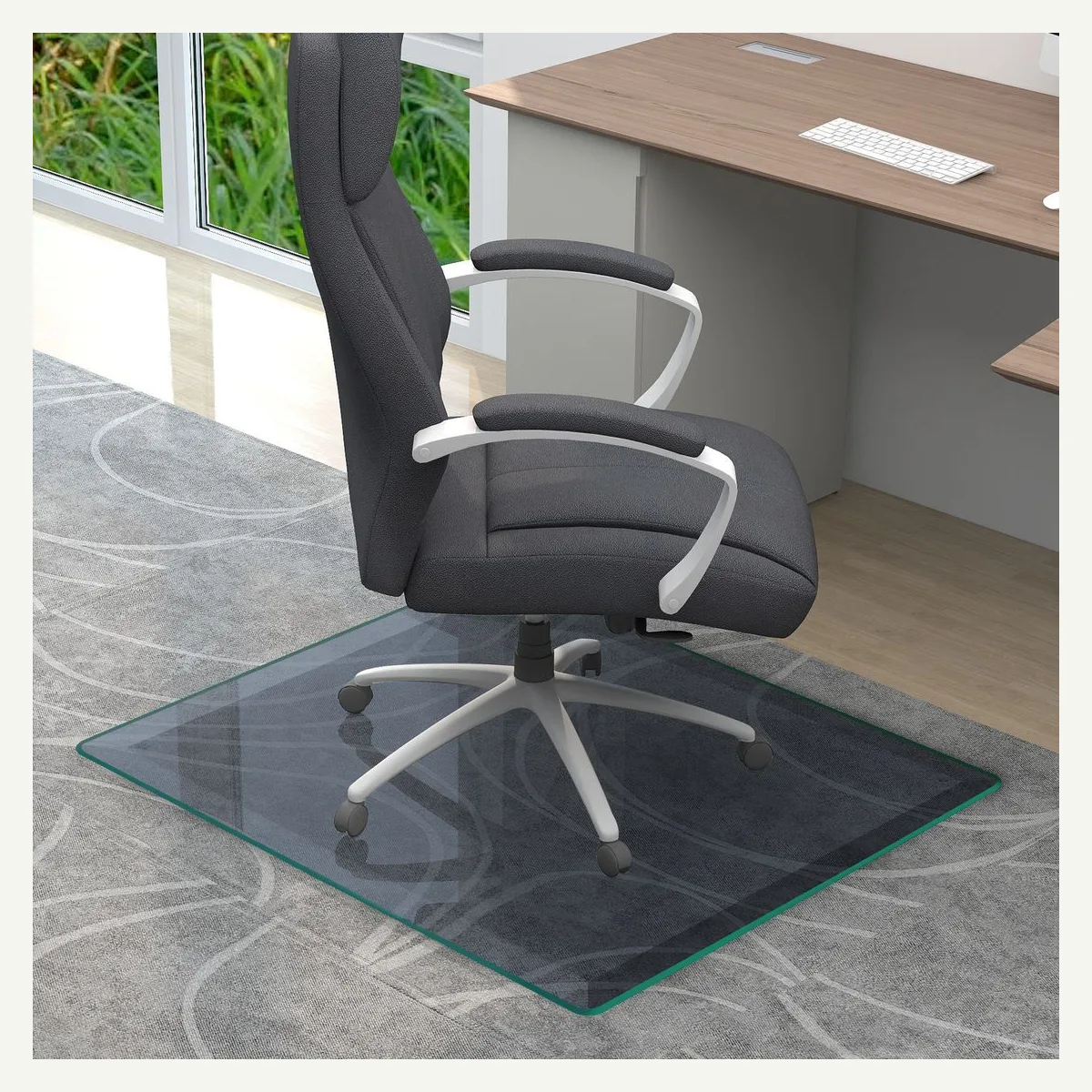 Clear Office Chair Mat — alternate setting