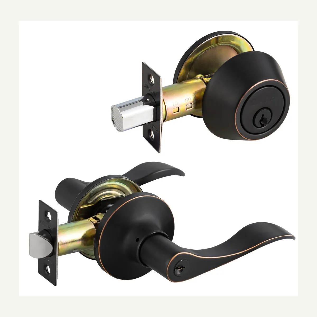 Dark Lever and Deadbolt Set — product view