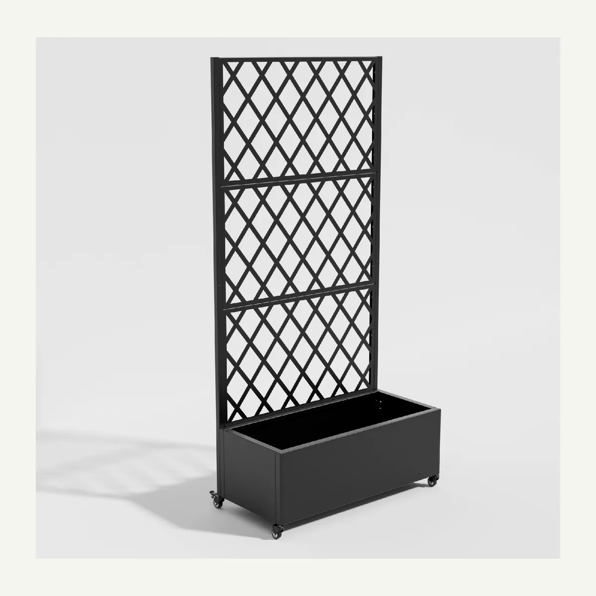 Diamond-Lattice Trellis Planter — overview