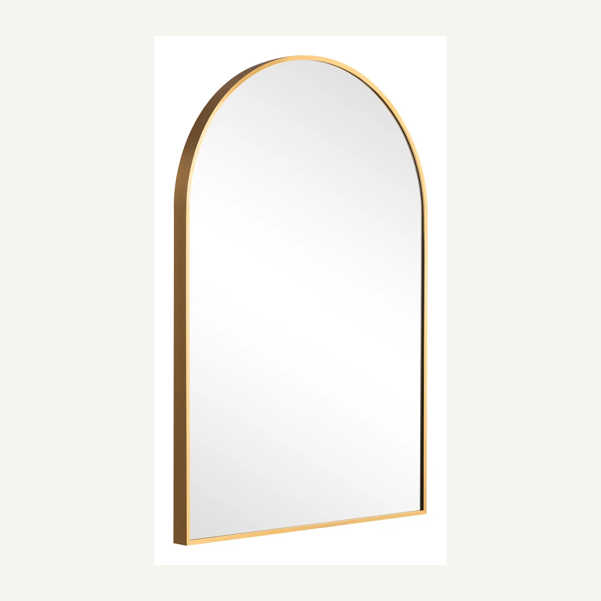 Gold-Tone Arched Wall Mirror — product view