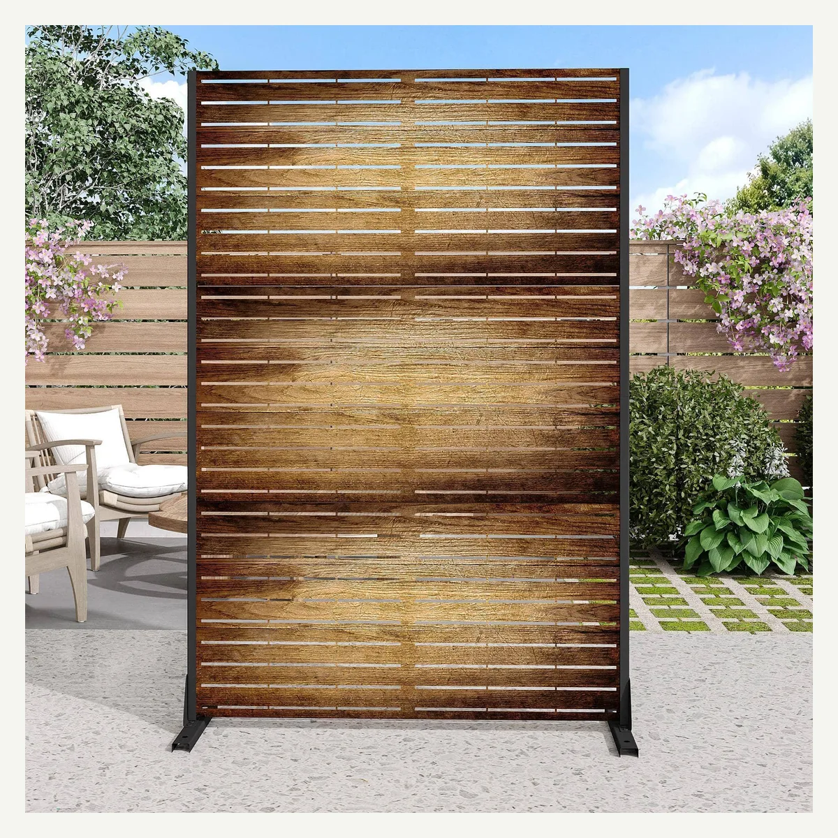Horizontal-Slat Screen — supplied view 6
