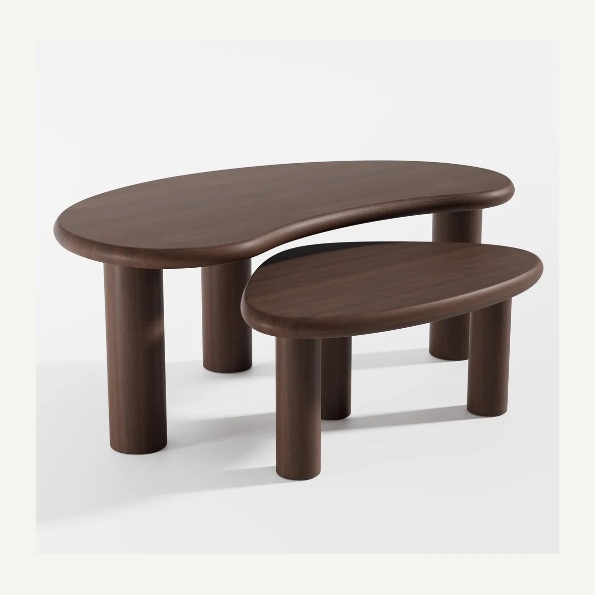 Nesting Oval Coffee Tables — supplied view 2