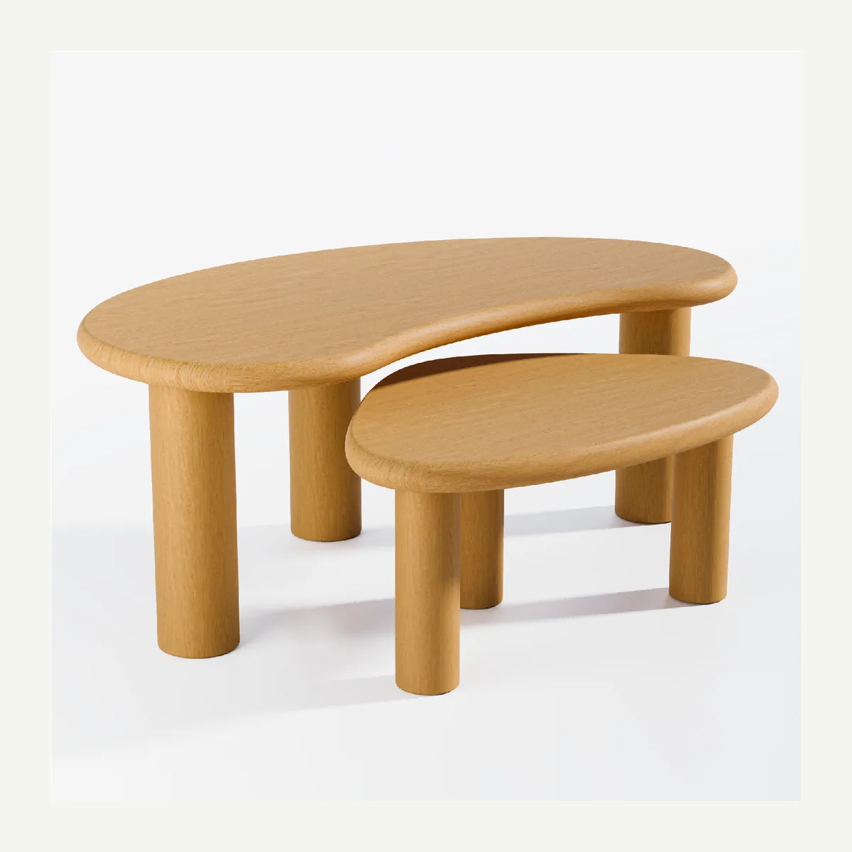 Nesting Oval Coffee Tables — supplied view 3
