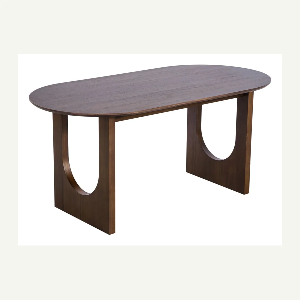 Oval Arch-Cutout Dining Table — product view
