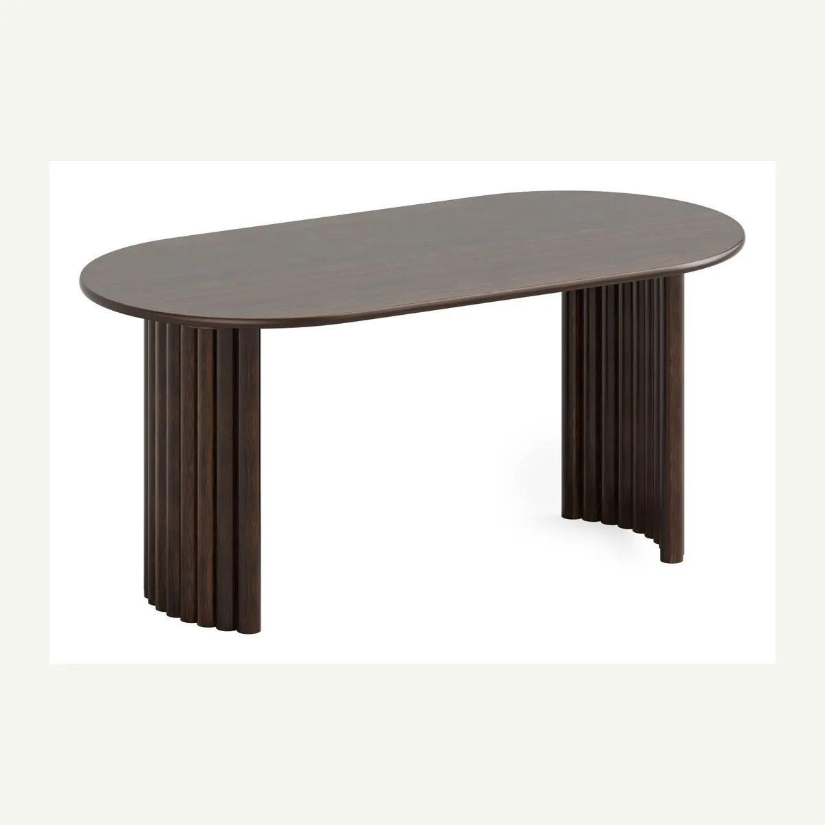 Oval Fluted-Panel Dining Table — product view