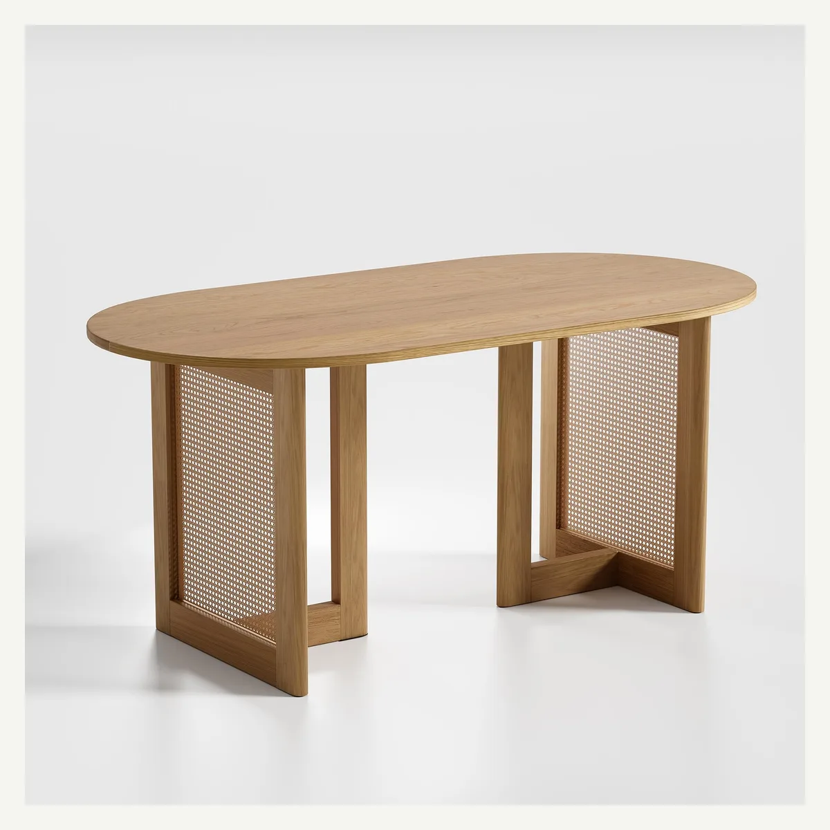 Oval Open-Frame Dining Table — product view
