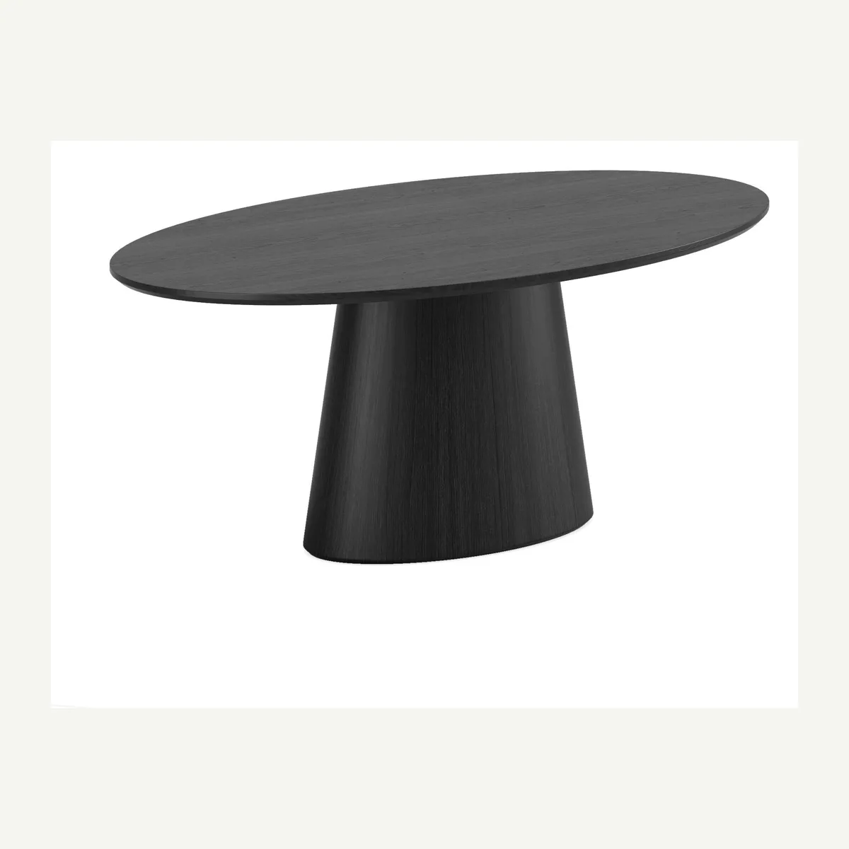 Oval Smooth-Pedestal Table — product view
