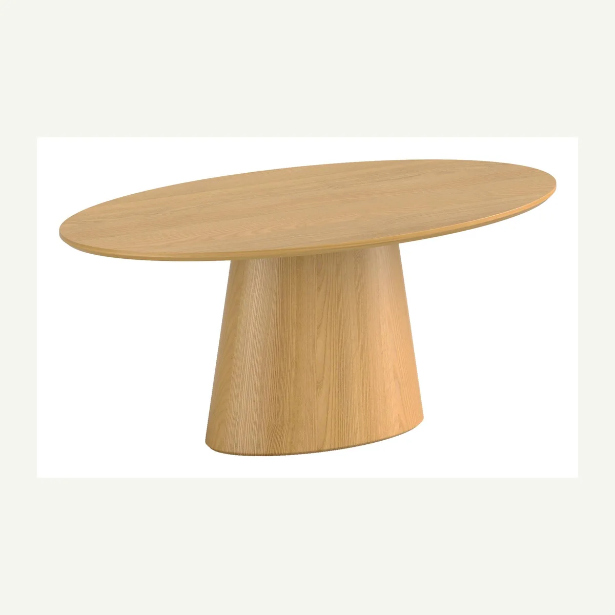 Oval Smooth-Pedestal Table — additional view 2