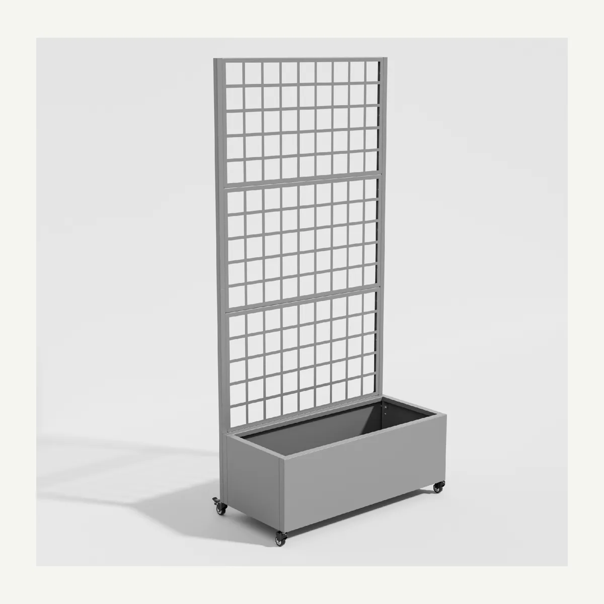 Rectangular Grid-Trellis Planter — supplied view 2
