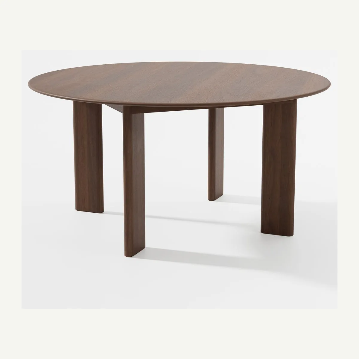 Round Inset-Leg Dining Table — product view