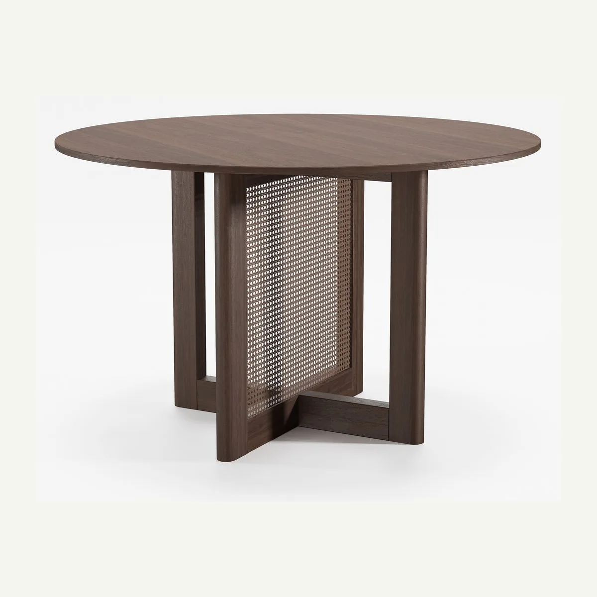 Round Open-Panel Dining Table — product view