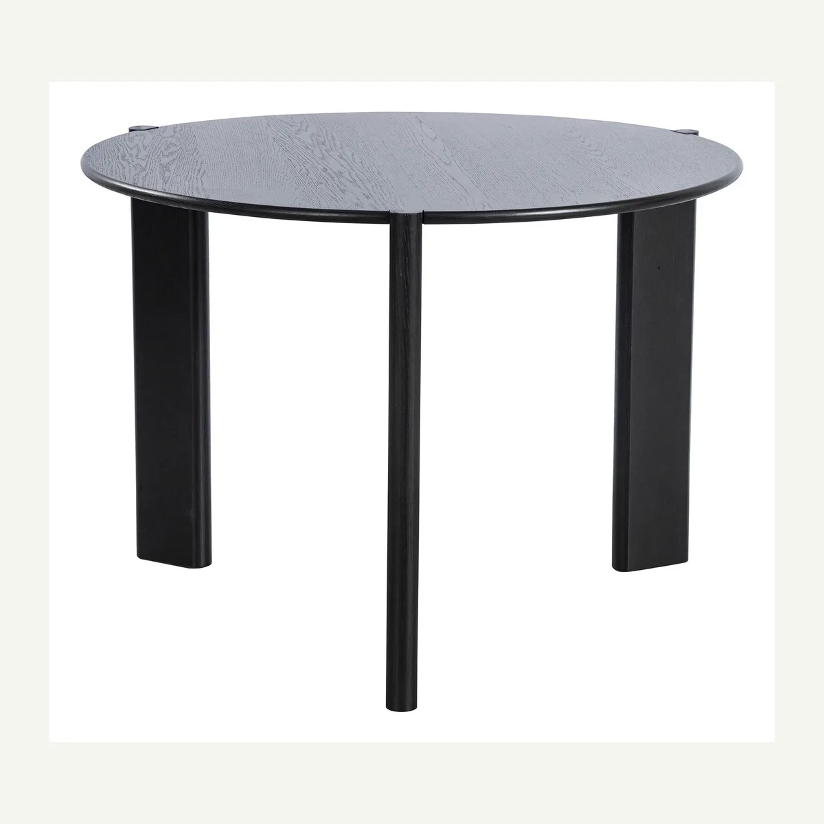 Round Straight-Leg Dining Table — product view