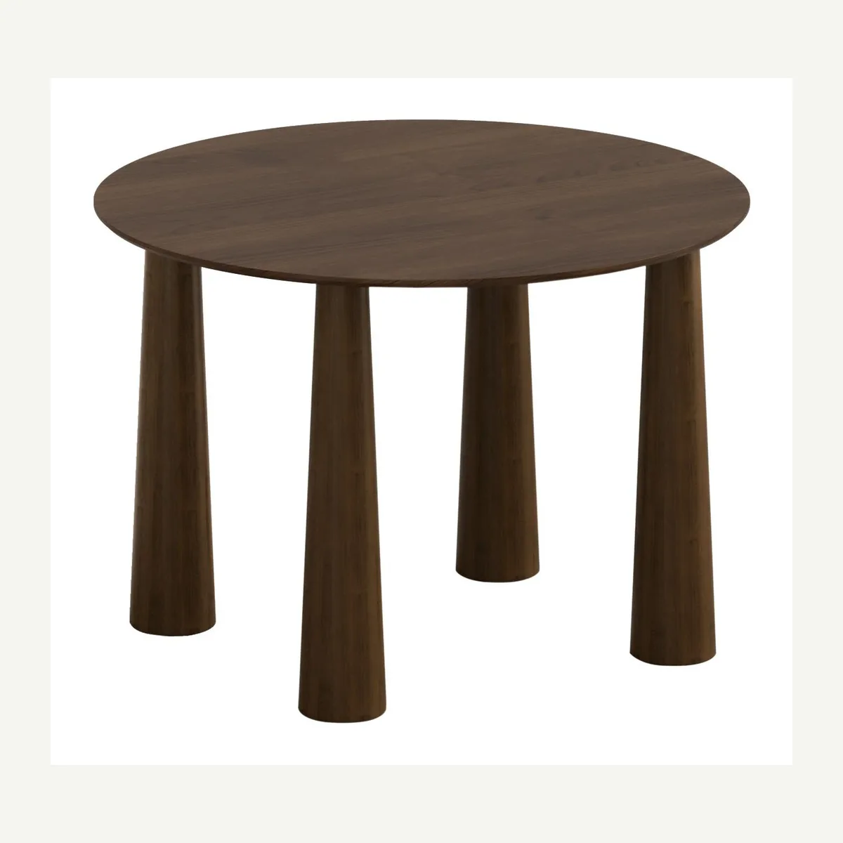 Round Tapered-Leg Dining Table — supplied view 2