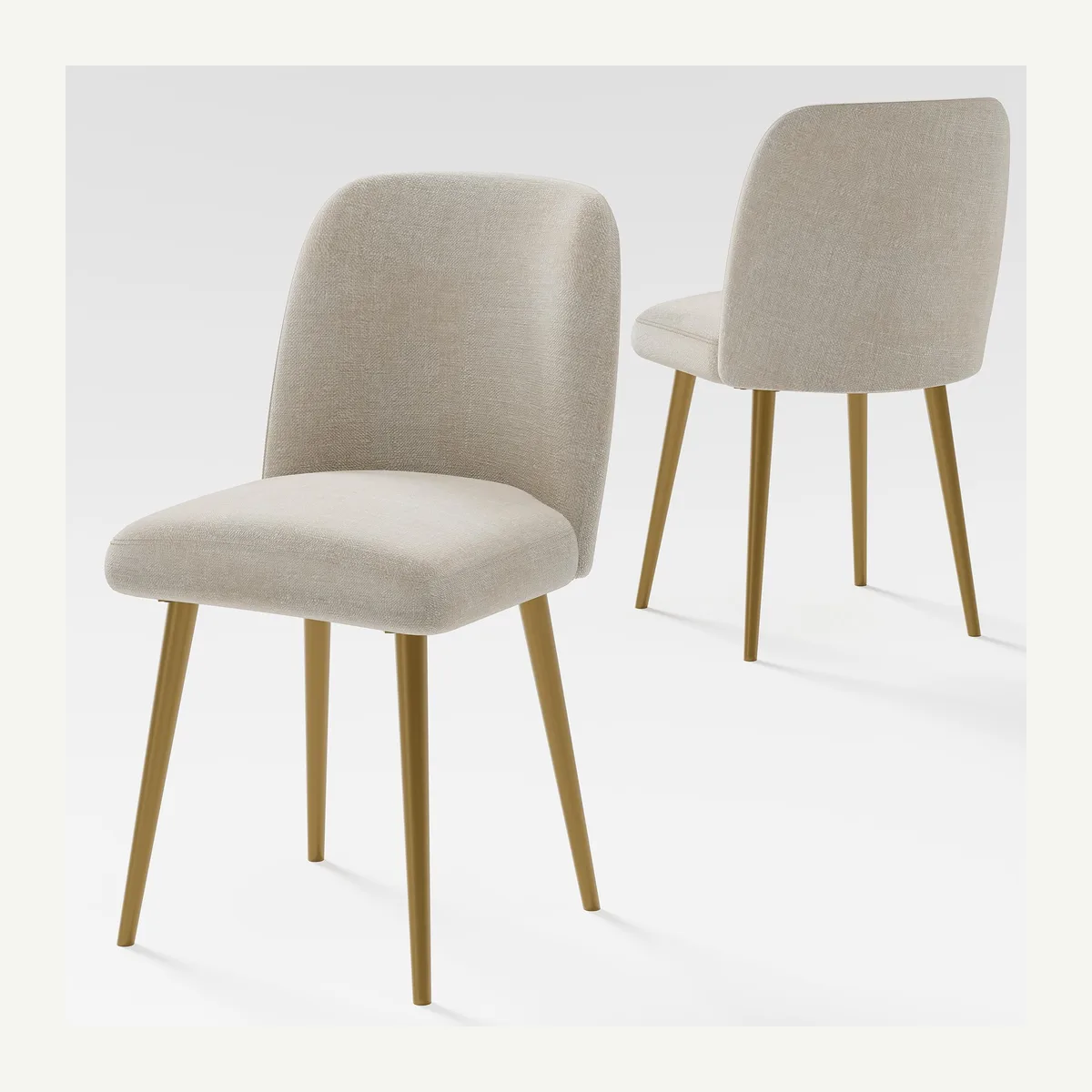 Rounded-Back Dining Chair — additional view 3