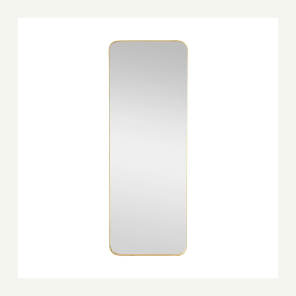 Rounded-Corner Full-Length Mirror — product view