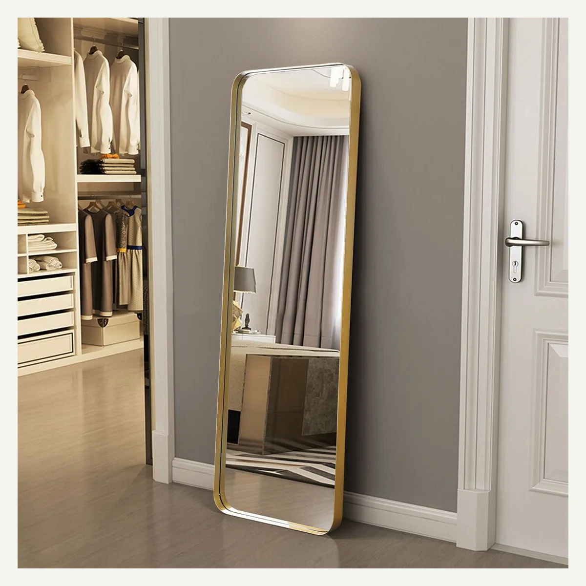 Rounded-Corner Full-Length Mirror — additional view 3