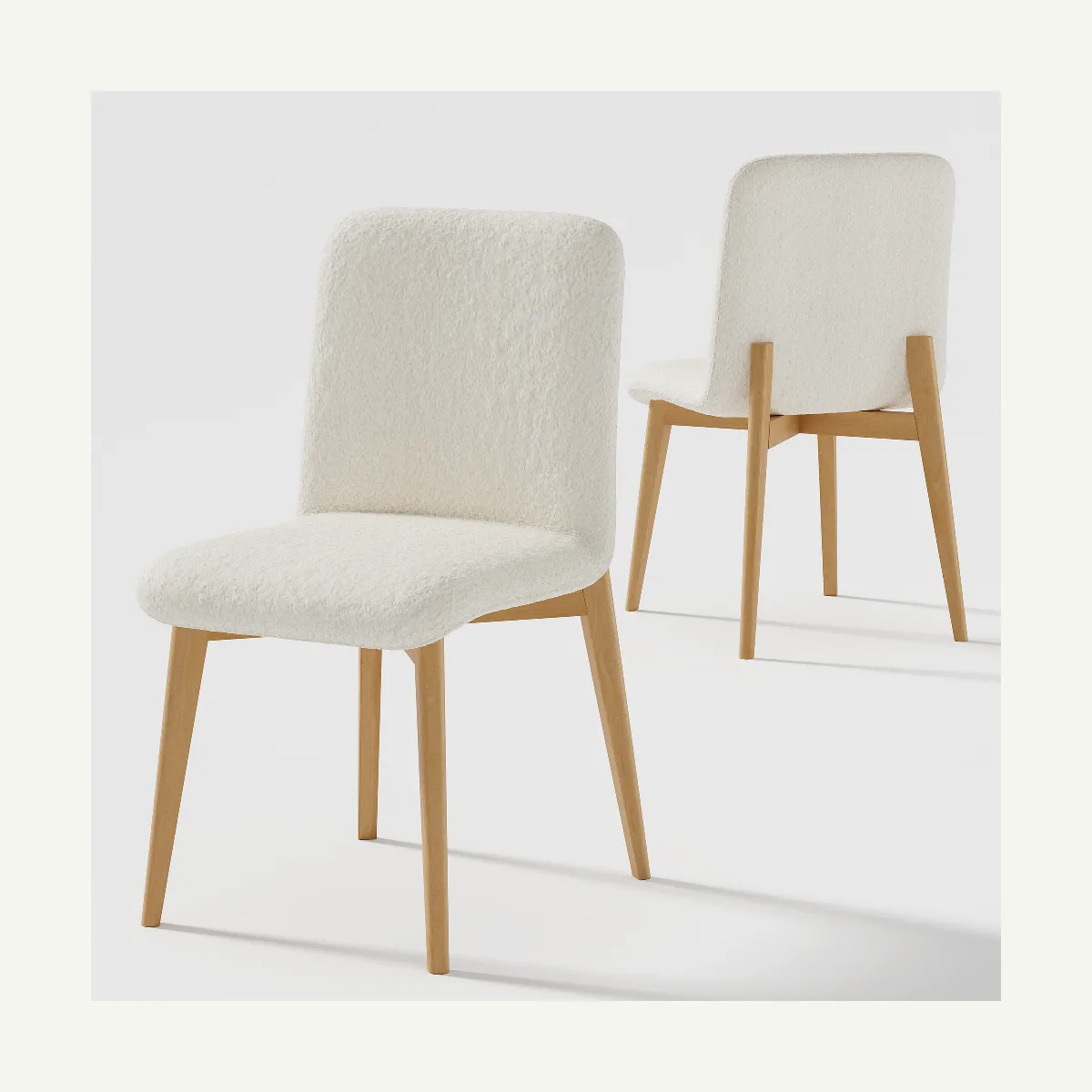 Tall-Back Upholstered Dining Chair — additional view 2