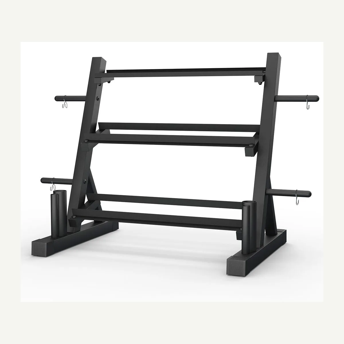 Tiered Home Gym Storage Rack — product view