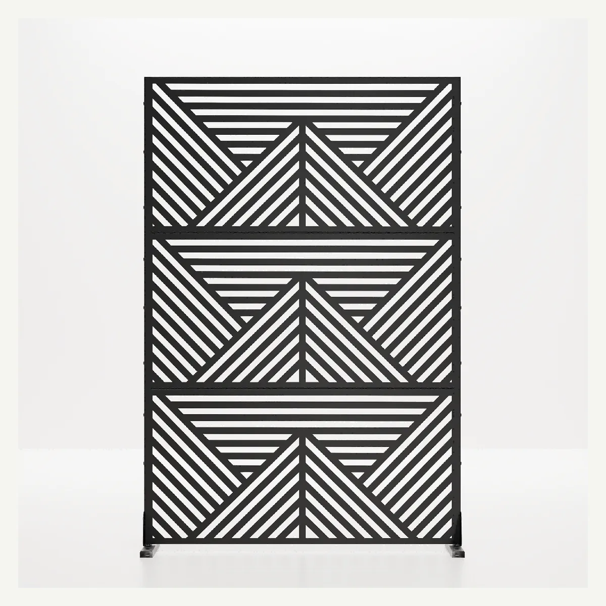 Triangular-Panel Outdoor Screen — overview