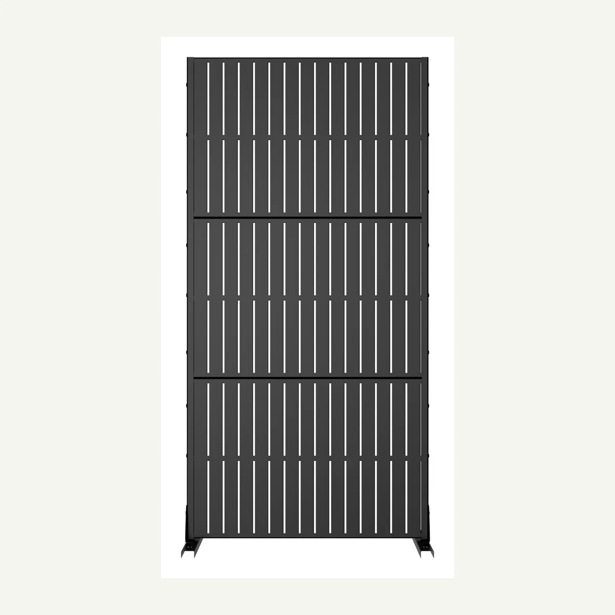 Vertical-Slat Outdoor Screen — overview