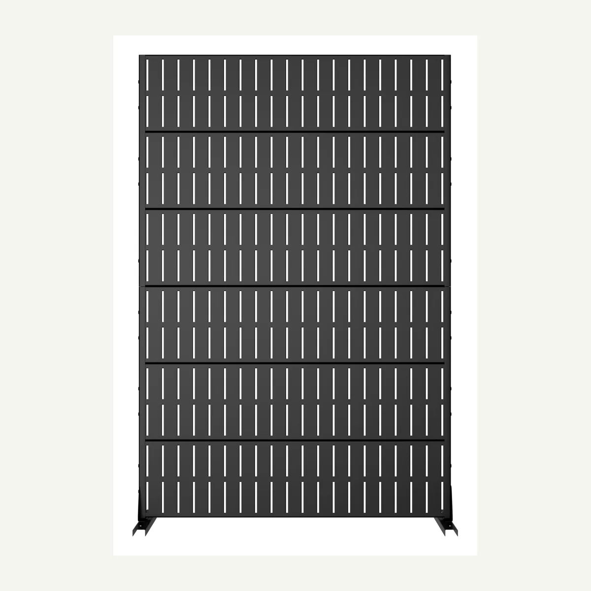 Vertical-Slat Outdoor Screen — supplied view 3