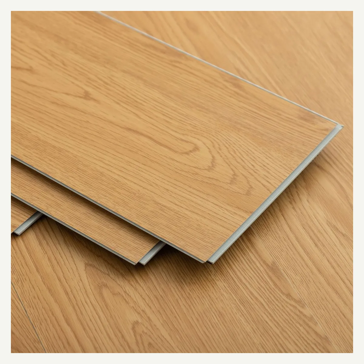 Warm Wood-Look Flooring — surface detail